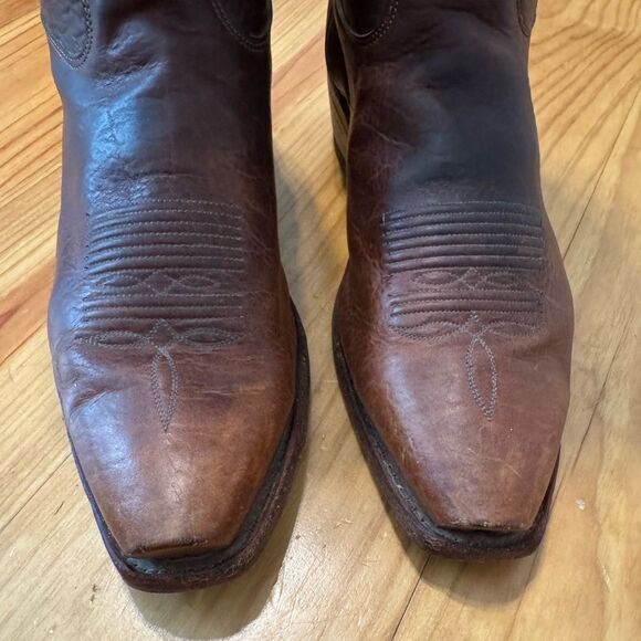 Tony Lama Sz 8.5EE 6980 Mens El Paso Collection Western Boot Bison Leather Dress - Picture 8 of 15